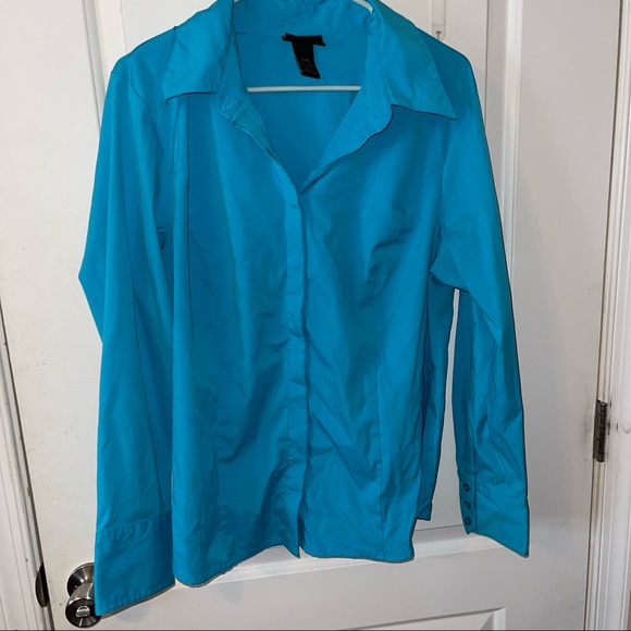 Lane Bryant button down- (16/18) - Picture 1 of 2